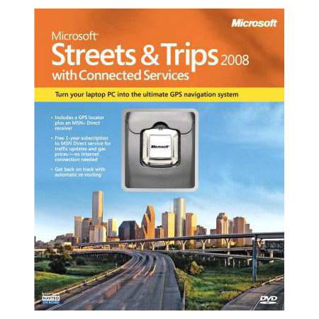 Microsoft Streets & Trips 2008 with Connected (Best Replacement For Microsoft Streets And Trips)