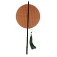 thumbnail image 5 of WHAMVOX Multi Color Round Foldable Fan Handheld Bamboo Dancing Fan for Decor and Summer Cooling, 5 of 8