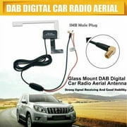DAB Car Radio Antenna Digital Adapter Radio Active Glass Window SMB Car