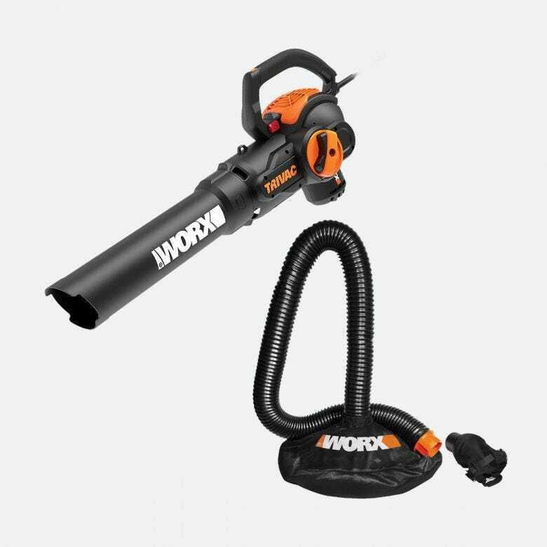 Worx WG524 12 Amp TRIVAC 3in1 Electric Leaf Blower/Mulcher/Vac with