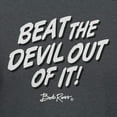 thumbnail image 3 of Teelocity Bob Ross Beat the Devil Out of It Charcoal Heather Short Sleeve Graphic Tee, 3 of 4