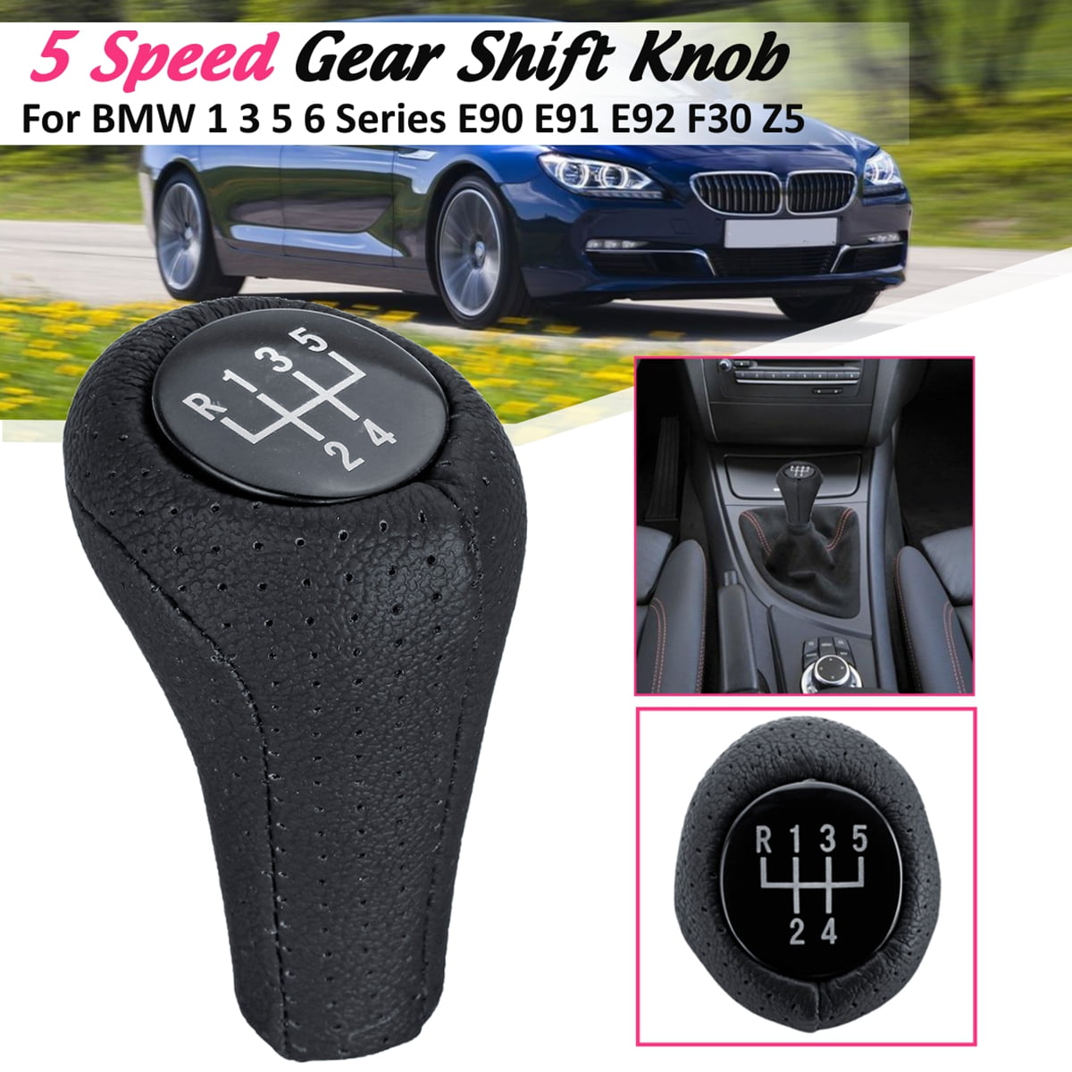 6 Speed Gear Shift Knob Shifter Manual 