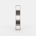 thumbnail image 2 of Ada Home Decor Braeside Multiple Tier Open Shelf Modern Bookcase, Light Mocha/Anthracite, 2 of 7