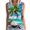 Green, variant on Giftesty Tank Tops for Women Women Floral Printing Tank Round-Neck Sleeveless Block Tunic Tee Tops