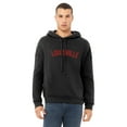 thumbnail image 2 of Daxton Adult Unisex Soft Pullover USA Cities States Comfort Hoodie Fleece Sweatshirt, Louisville Black Red, L, 2 of 2