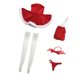 thumbnail image 3 of 1/6 Modelo De Calcetines De Navidad Para La Cabeza Para Figura De Acción De 12 Pulgadas Rojo + Blanco Sunnimix Ropa de figura de acción femenina, 3 of 8