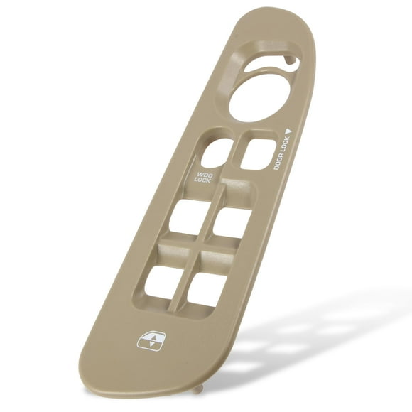 Panneau de Commutateur de Fenêtre Latérale Beige Compatible avec Dodge Ram 1500 2500 3500, Siège de Conducteur 2002 à 2010 Accoudoir de Porte Brun Grisâtre