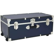 Seward Explorer Trunk with Wheels & Lock, Blue, 30-Inch