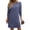 *Blue, variant on ClodeEU Women's Winter Dress Round Neck Twisted Rib Dress,Long Sleeves Loose Fit for Casual Fall Black,Womens Plus XL
