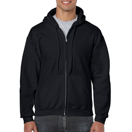 Signature Full Zip Hoody - Gildan Men's Heavy Blend Full Zip Hooded Sweatshirt