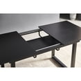 thumbnail image 5 of Smilegend Modern Square Extendable Dining Table, Black Metal Legs, Space Saving Kitchen & Living Room Table - Expands to 70.86", 5 of 7
