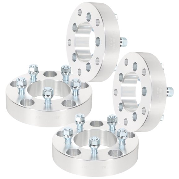 SCITOO 4X 1.5 inch 5 lug Wheel Spacers Adapters 5x5.5 to 5x4.5 5x139.7mm to 5x114.3mm Compatible with F100 E100 Econoline Wheel Spacers for Ramcharger Wheel Spacers with 1/2 Studs
