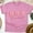 Azalea, variant on ONC Nurse Graphic T-Shirt with Pink Heart Letters Design, White, Size S