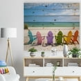 thumbnail image 3 of Design Art - Adirondack Beach Chairs, 3 of 5