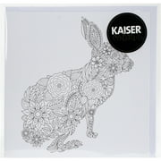 kaisercolour gift card w/envelope 6"x6"-rabbit