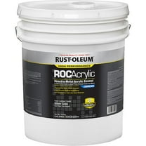 Rust-Oleum Acrylic Enamel Coating,Silver Gray,5 gal 316540