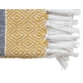 thumbnail image 3 of Handwoven Cotton Boho Throw Blanket with Tassels – All Season Throw for Decorative Luxury in Living Room or Bedroom, Soft Cozy Couch Sofa Bed Blanket, 50x60 Inches, 3 of 4