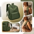 thumbnail image 4 of Solid Color Schoolbag Large Capacity Backpack for Students Daily Use, 4 of 7