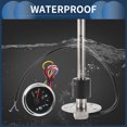 thumbnail image 6 of Unique Bargains Fuel Sending Unit and Gauge Kit 500mm Length Boat Fuel Sending Unit Marine Fuel Sender Unit Metal Black Silver Tone 240-33 Ohm, 6 of 6
