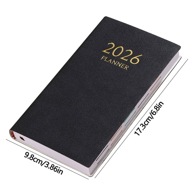 Planificador Diario Cuaderno A6 Mini Cuaderno Organizador Plan Diario Cuaderno Diario de Viaje
