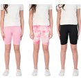 thumbnail image 3 of Hind Girls 3 Pack Active Bike Shorts, Size 5-16, 3 of 4