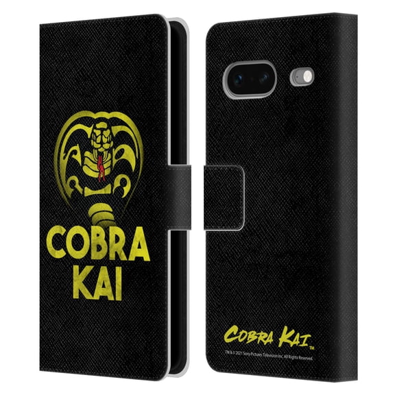 Head Case Designs Officially Licensed Cobra Kai Season 4 Key Art Team Cobra Kai Leather Book Wallet Case Cover Compatible with Google Pixel 7