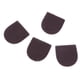 thumbnail image 4 of 4 Piezas de Bricolaje de material cuero Accesorios de Cremallera Tapón de Cremallera Tapones Inferiores Café profundo, 4 of 7