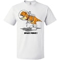 thumbnail image 3 of Inktastic Space Force Dinosaur Astronaut T-Shirt, 3 of 5