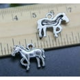 thumbnail image 4 of U8MO 20~50pc Retro Horse Pony Alloy Charms Pendant Jewelry Making DIY 15*18mm-50pcs, 4 of 8