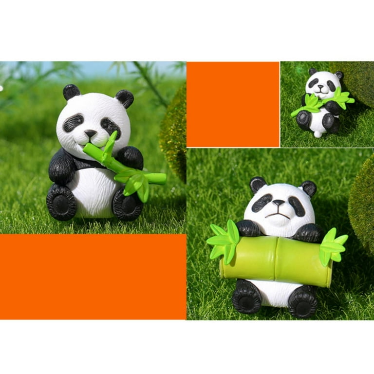小物 panda ZXNWN Desktop Ornament Clearance 8Pcs Panda Pendant