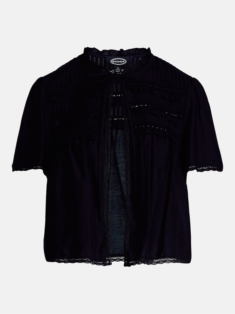 Scoop Women's Crochet Lace Top, Sizes XS-4X - Walmart.com
