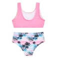 thumbnail image 6 of Aideaone Girls Bikini Swimsuits Set for Girls 3 Piece Skirt Bathing Suits Swim Dress Hawaiian Beach Swimwear with Kimono Cover Up, 6 of 8