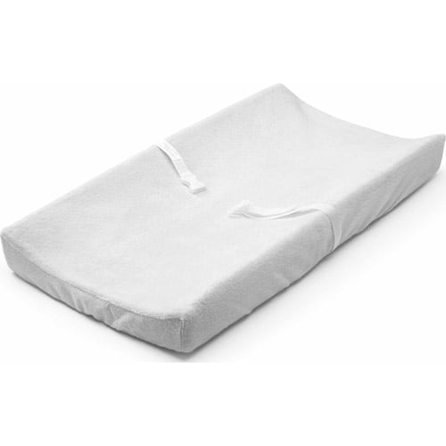 Summer Infant Contoured Changing Pad White with Changing Pad Cover Days Pink 