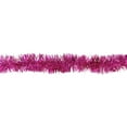 thumbnail image 2 of Northlight Shiny Traditional Tinsel Commercial Christmas Garland - 50' x 2" - Pink - Unlit, 2 of 3