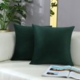 thumbnail image 1 of Fundas de almohada decorativas mixeoo de terciopelo de 50 x 50 cm, paquete de 2, 1 of 7