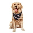 thumbnail image 5 of Naloa Rose Flowers Dog Bandanas 1PC Washable Triangle Dog Scarfs Premium Durable Fabric, for Small Medium Large Dogs and Cats, 5 of 6