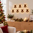 thumbnail image 5 of LED Christmas Wall Decor Light, 7Pcs Wood Bell Christmas Hanging Wall Lights Lighted Wall Art for Christmas Home Decor, 5 of 7