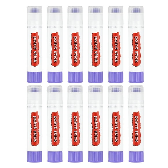 Unique Bargains Oil Pastels for Artists,12pcs Pastel Crayons Solid Paint Sticks Art Supplies Light Purple(16x80mm)