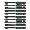 thumbnail image 4 of Juego de 10 puntas de destornillador magnético de impacto con ranura cruzada de aleación S2 70 mm, 4 of 8