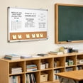 thumbnail image 5 of DOLLAR BOSS Dry Erase Board Double-Sided Whiteboard Cork Board Combo for Wall, 24" x 18" Dry Erase White Board Corkboard Combination, Hanging Wall Mount Bulletin Board for Office, Home, School, 5 of 9