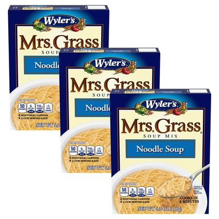Wyler's Mrs. Grass Noodle Soup Mix, 4.2 oz (3-Pack)