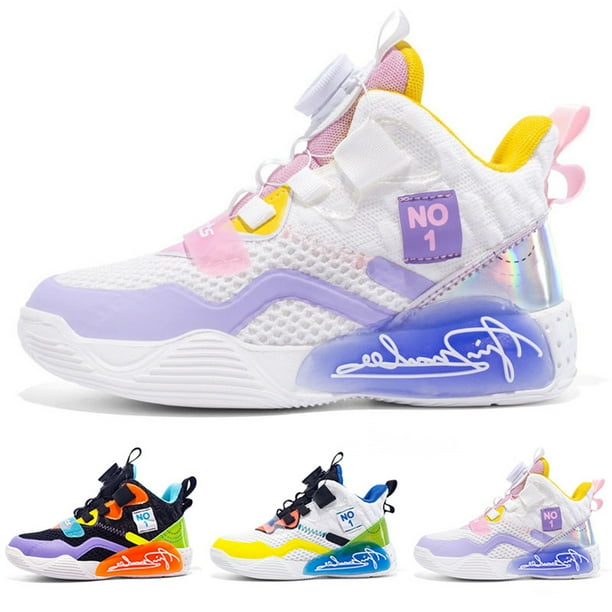 Rockomi Kid's Basketball Shoes Boys Girls Youth Shoes High Top Sneakers