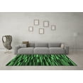 thumbnail image 3 of Ahgly Company Indoor Rectangle Abstract Emerald Green Contemporary Area Rugs, 3' x 5', 3 of 4