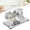 thumbnail image 3 of Stirling Engine Model, Hot Air Stirling Engine Model Stirling Engine Generator Model, Portable Scientific Physics Toy Children for Adults, 3 of 7