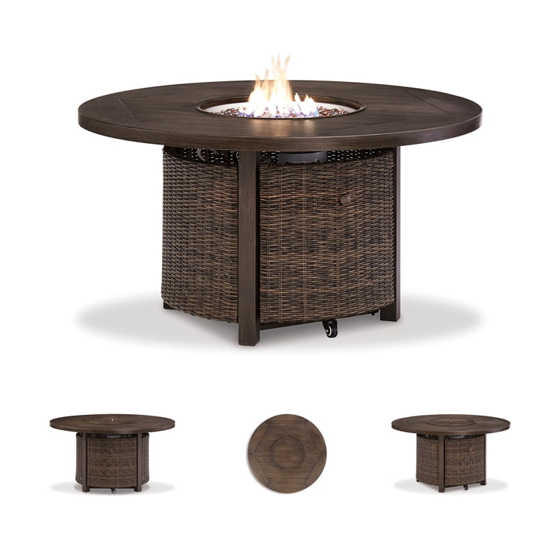 Signature Design by Ashley Cattail Foam Fire Pit Table