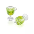 thumbnail image 6 of U8MO 10pcs YellowGreen Polymer Clay Resin Cup Pendants Wine Glass Charms 18~18.5mm, 6 of 8