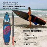 EGGORY Inflatable Stand up Paddle Board 11ft Fishing Paddle Board Wide Stable Design with Full SUP Accessories