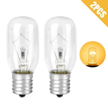 

TSV 2pcs Microwave Light Bulb 40W Appliance Light Bulb Dimmable E17 Base Bulb Stove Light Bulb Warm Yellow 2700K Fits for Most Ovens