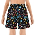 thumbnail image 5 of joogoo Baseballs Tennis Racket Boys Swim Trunks Beach Swimsuit Shorts Boxer 8Y, 5 of 8