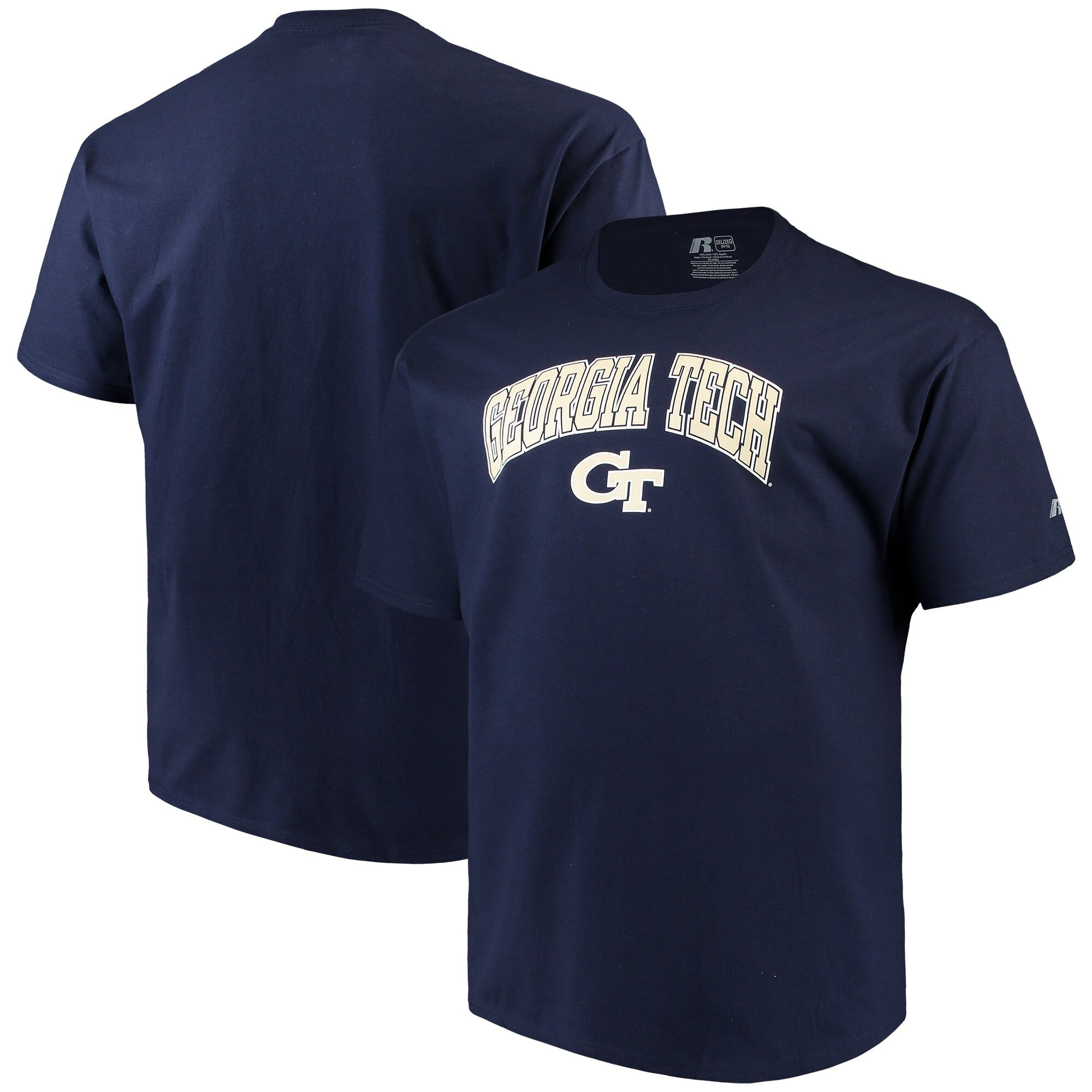 Russell Athletic - Men's Russell Athletic Navy Georgia Tech Yellow ...